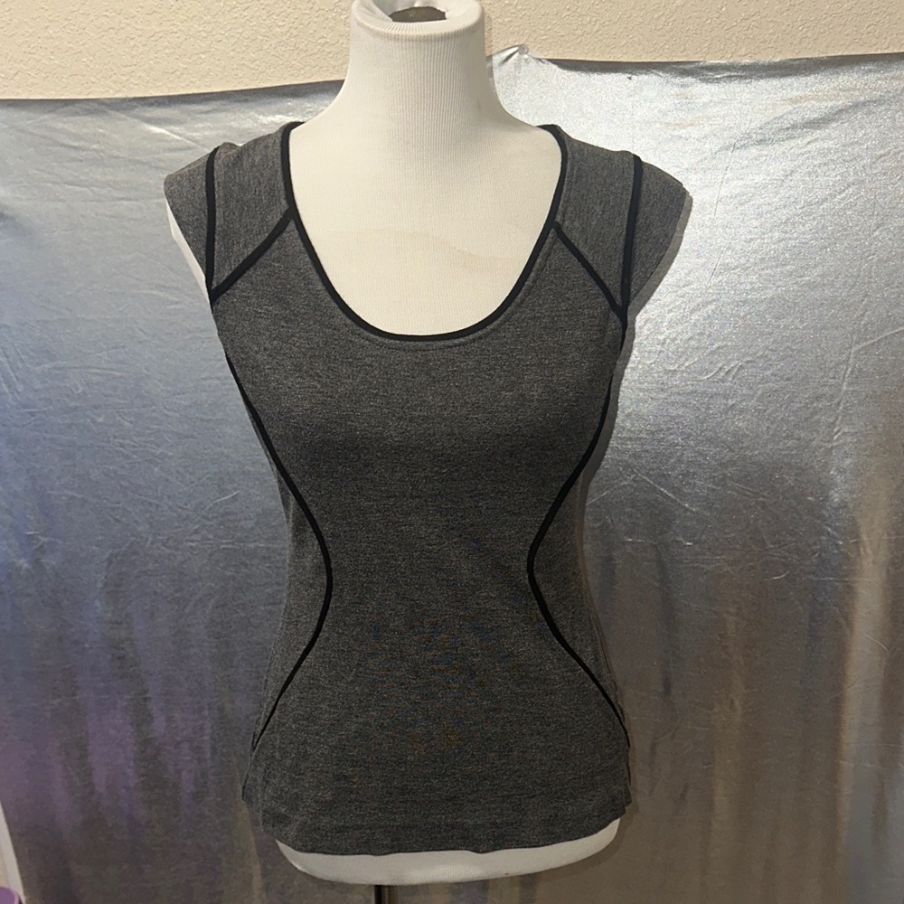 Express Charcoal Tank Top with Black Trim size small